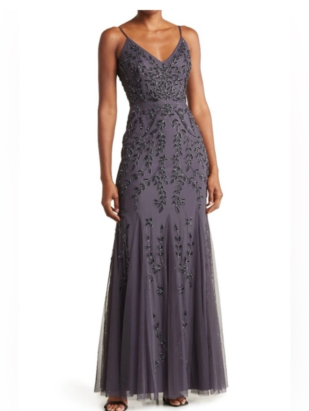 MARINA Embellished Evening Gown